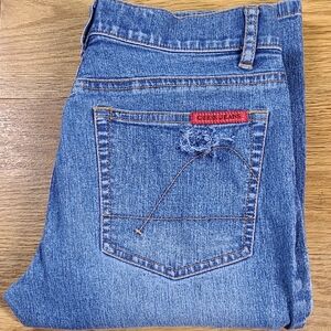 VITAGE GUESS 26x29.5 WOMENS GIRLS DISTRESSED DISTROYED STRECH BOOTCUT JEANS